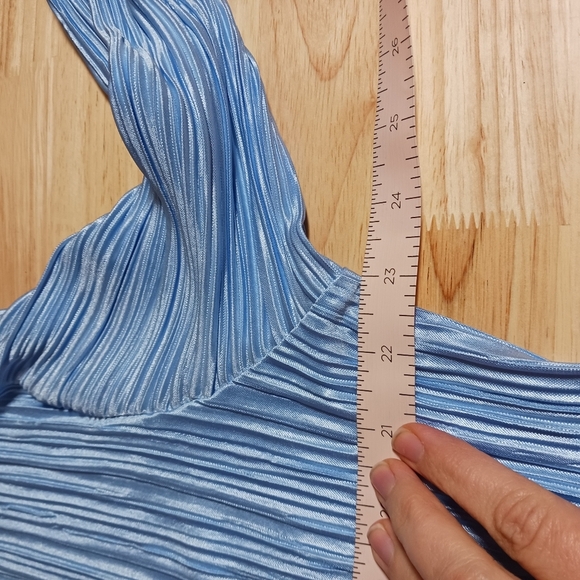 No Brand Crinkle Pleated Lounge Wear Button Down Shirt Size Medium - Picture 6 of 7